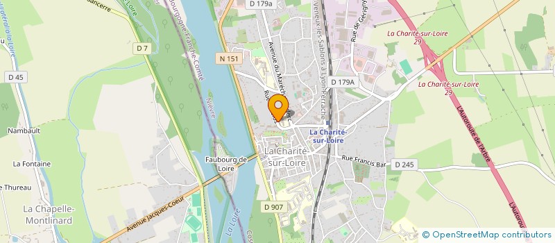 localisation de l'entreprise FOYER SOCIO EDUCATIF à LA CHARITE-SUR-LOIRE