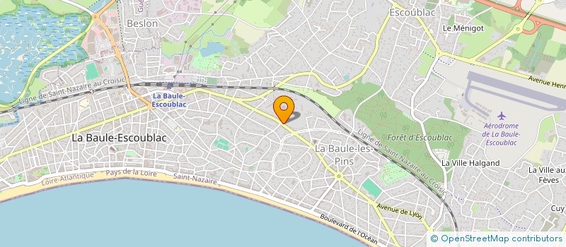 localisation de l'entreprise FOYER SOCIO EDUCATIF  LA BAULE-ESCOUBLAC