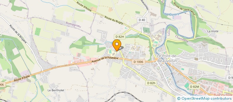 localisation de l'entreprise FOYER SOCIO EDUCATIF  LE PONT-DE-BEAUVOISIN