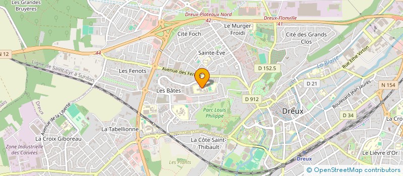 localisation de l'entreprise FOYER-SOCIO EDUCATIF à DREUX
