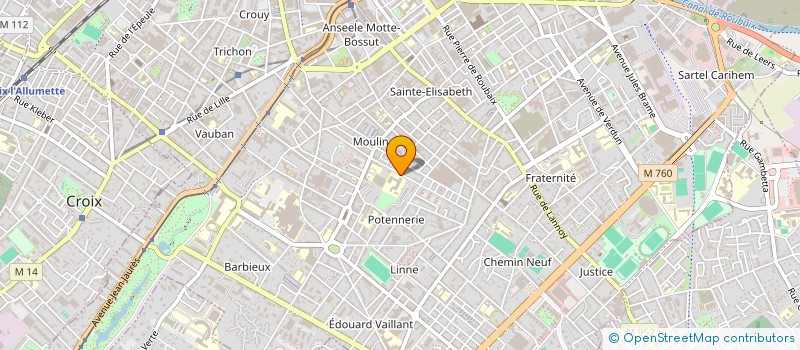 localisation de l'entreprise FOYER SOCIO EDUCATIF  ROUBAIX