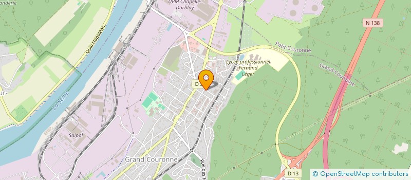 localisation de l'entreprise FOYER SOCIO EDUCATIF  GRAND-COURONNE