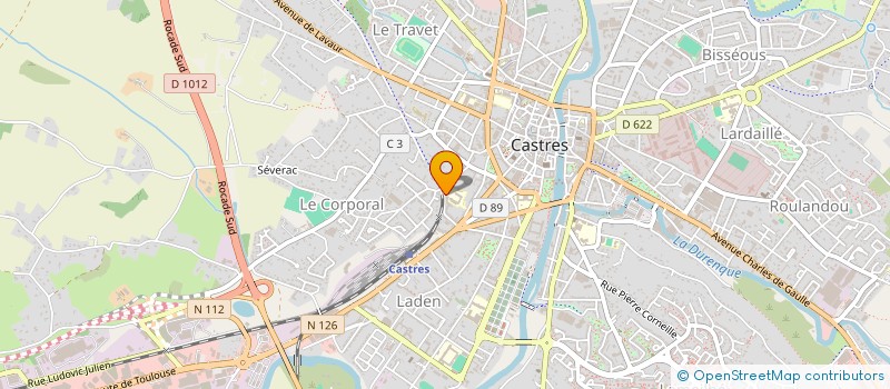 localisation de l'entreprise FOYER SOCIO EDUCATIF ANNE VEAUTE  CASTRES