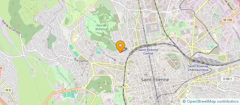 localisation de l'entreprise FOYER SOCIO EDUCATIF BENOIT CHARVET  SAINT-ETIENNE