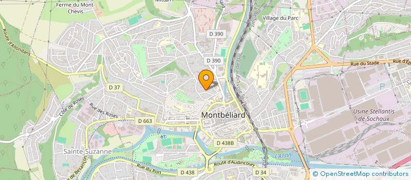 localisation de l'entreprise FOYER SOCIO EDUCATIF C E S à MONTBELIARD