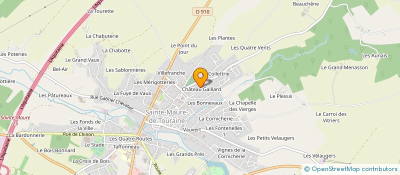 localisation de l'entreprise FOYER SOCIO EDUCATIF CELESTIN FREINET à SAINTE-MAURE-DE-TOURAINE