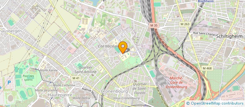 localisation de l'entreprise FOYER SOCIO EDUCATIF CES DE CRONENBOURG à STRASBOURG