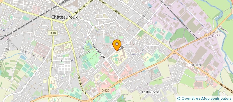 localisation de l'entreprise FOYER SOCIO EDUCATIF CITE TECHNIQUE à CHATEAUROUX