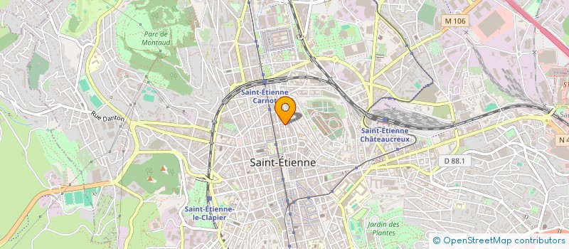 localisation de l'entreprise FOYER SOCIO-EDUCATIF COLLEGE CLAUDE-FAURIEL  SAINT-ETIENNE