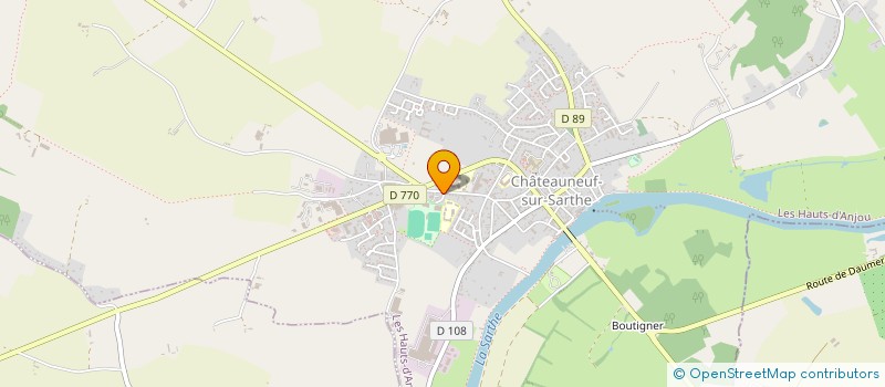 localisation de l'entreprise FOYER SOCIO-EDUCATIF COLLEGE J PREVERT à LES HAUTS-D'ANJOU