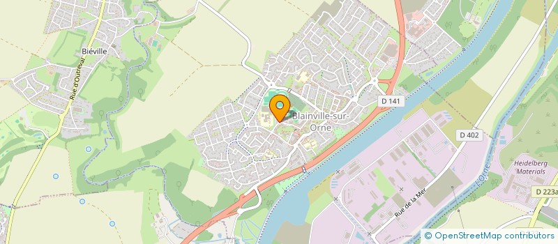 localisation de l'entreprise FOYER SOCIO EDUCATIF COLLEGE L.WALLON  BLAINVILLE-SUR-ORNE