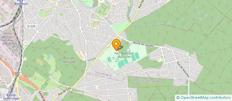 localisation de l'entreprise FOYER SOCIO-EDUCATIF COLLEGE PARC DE SUCY  SUCY-EN-BRIE