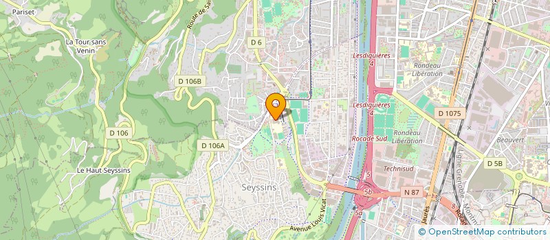 localisation de l'entreprise FOYER SOCIO EDUCATIF COLLEGE SEYSSINS à SEYSSINS