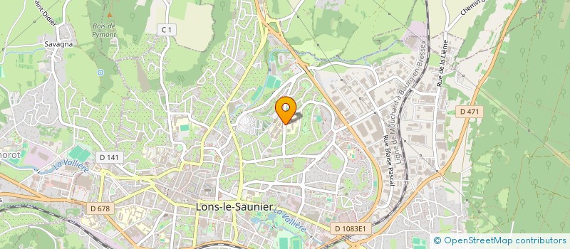 localisation de l'entreprise FOYER SOCIO EDUCATIF COLLEGE ST EXUPERY à LONS-LE-SAUNIER