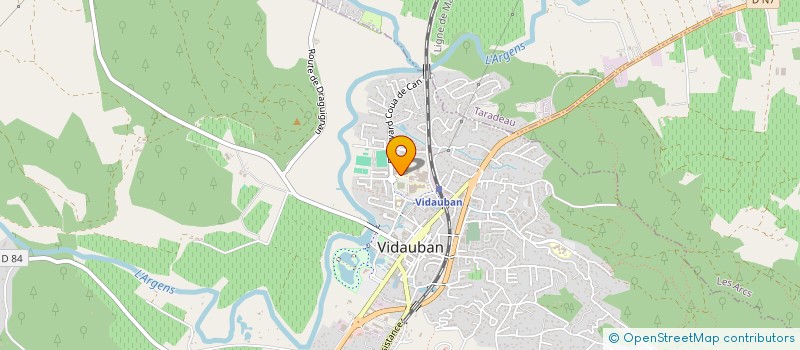 localisation de l'entreprise FOYER SOCIO EDUCATIF COLLEGE VIDAUBAN  VIDAUBAN