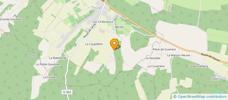 localisation de l'entreprise FOYER SOCIO-EDUCATIF DE L'IME DE SEUILLY à SEUILLY