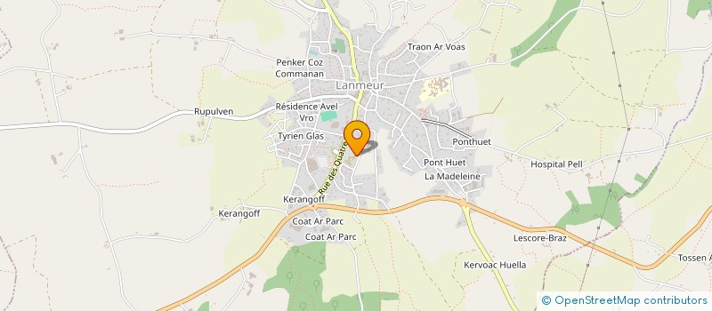 localisation de l'entreprise FOYER SOCIO EDUCATIF DE LANMEUR  LANMEUR