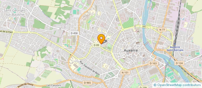 localisation de l'entreprise FOYER SOCIO-EDUCATIF DENFERT-ROCHEREAU  AUXERRE