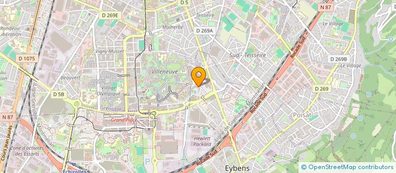 localisation de l'entreprise FOYER SOCIO-EDUCATIF DES ELEVES DU COLLEGE LES SAULES  EYBENS