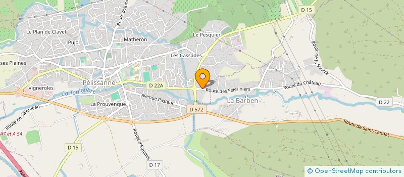 localisation de l'entreprise FOYER SOCIO EDUCATIF DES ELEVES DU COLLEGE ROGER CARCASSONNE  PELISSANNE