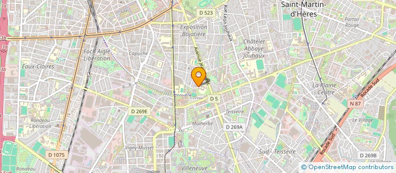 localisation de l'entreprise FOYER SOCIO-EDUCATIF DU C.E.S. CHARLES- MUNCH à GRENOBLE