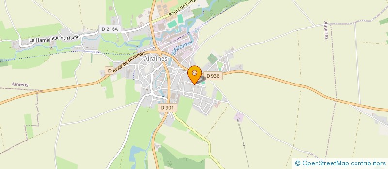 localisation de l'entreprise FOYER SOCIO EDUCATIF DU C E S RUE JULES VERNES  AIRAINES