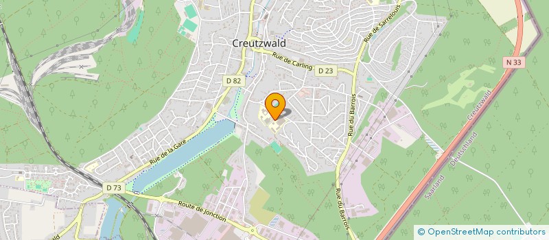 localisation de l'entreprise FOYER SOCIO EDUCATIF DU C E T à CREUTZWALD