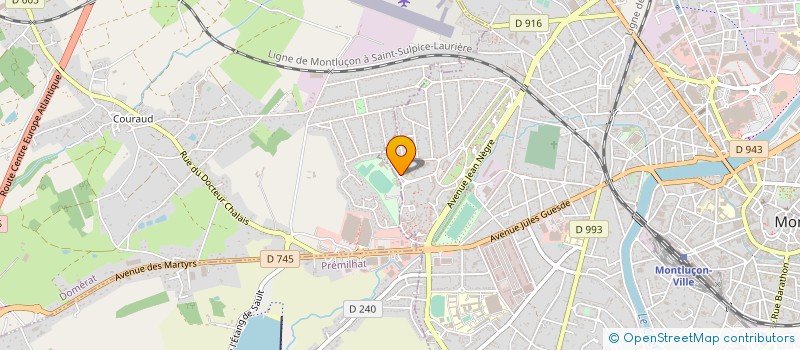 localisation de l'entreprise FOYER SOCIO EDUCATIF DU CES BIEN ASSIS à MONTLUCON