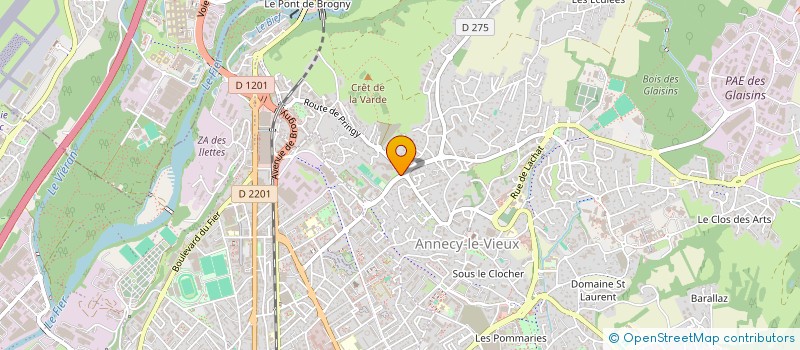 localisation de l'entreprise FOYER SOCIO EDUCATIF DU CES  D EVIRE à ANNECY