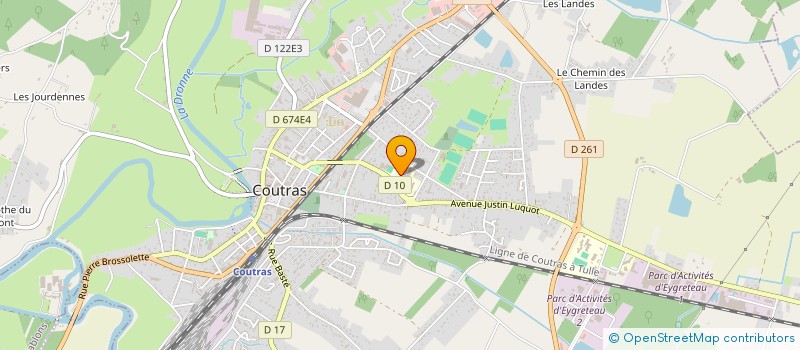 localisation de l'entreprise FOYER SOCIO EDUCATIF DU CES DE COUTRAS  COUTRAS