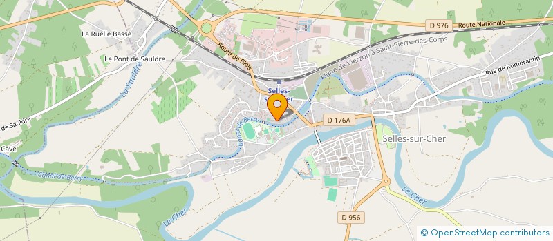 localisation de l'entreprise FOYER SOCIO-EDUCATIF DU CES DE SELLES SUR CHER  SELLES-SUR-CHER