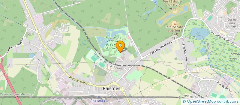 localisation de l'entreprise FOYER SOCIO EDUCATIF DU CES GERMINAL DE RAISMES  RAISMES