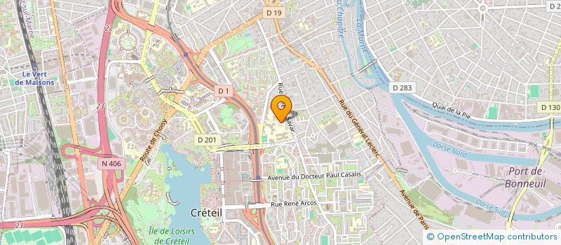 localisation de l'entreprise FOYER SOCIO-EDUCATIF DU COLL PASTEUR  CRETEIL