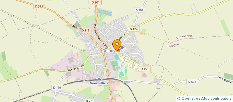 localisation de l'entreprise FOYER SOCIO EDUCATIF DU COLLEGE  GRANDVILLIERS