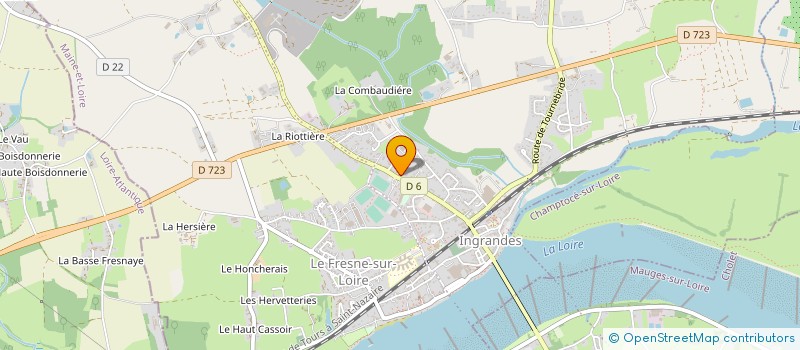 localisation de l'entreprise FOYER SOCIO-EDUCATIF DU COLLEGE à INGRANDES-LE-FRESNE-SUR-LOIRE