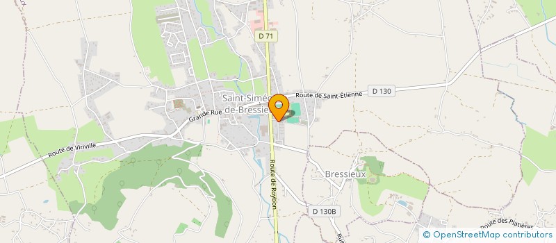 localisation de l'entreprise FOYER SOCIO-EDUCATIF DU COLLEGE  SAINT-SIMEON-DE-BRESSIEUX