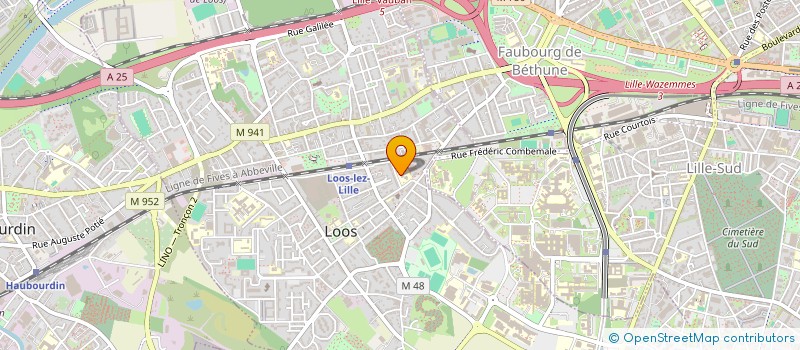 localisation de l'entreprise FOYER SOCIO EDUCATIF DU COLLEGE A. DEBEYRE  LOOS