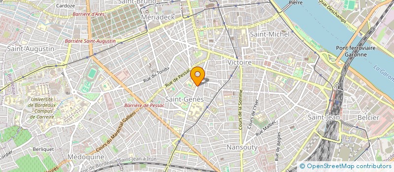 localisation de l'entreprise FOYER SOCIO EDUCATIF DU COLLEGE ALAIN FOURNIER  BORDEAUX