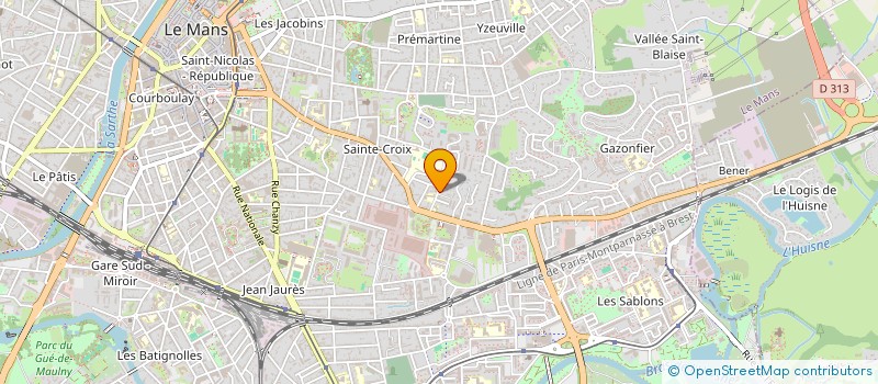 localisation de l'entreprise FOYER SOCIO-EDUCATIF DU COLLEGE ALAIN FOURNIER - LE MANS  LE MANS