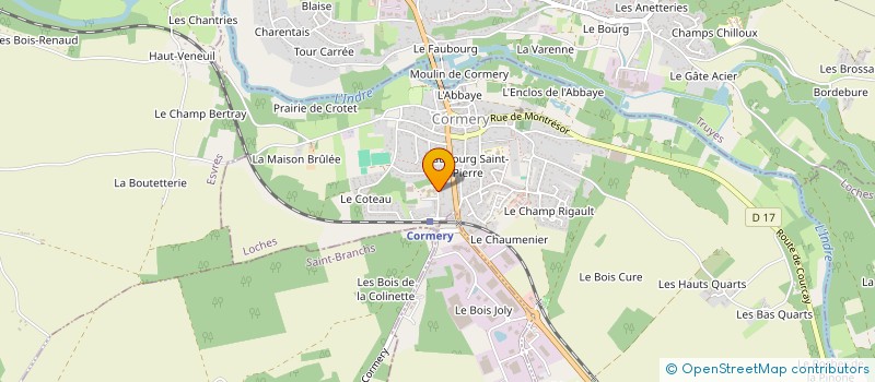 localisation de l'entreprise FOYER SOCIO-EDUCATIF DU COLLEGE ALCUIN à CORMERY