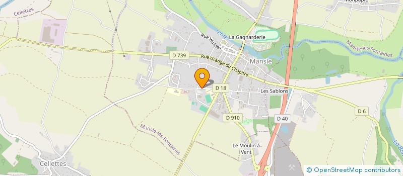 localisation de l'entreprise FOYER SOCIO EDUCATIF DU COLLEGE ALFRED RENOLEAU à MANSLE-LES-FONTAINES