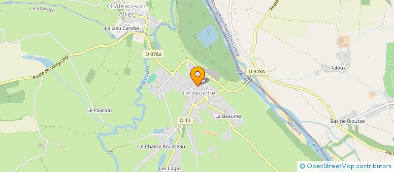 localisation de l'entreprise FOYER SOCIO EDUCATIF DU COLLEGE ANDRE BOUTRY  LURCY-LEVIS