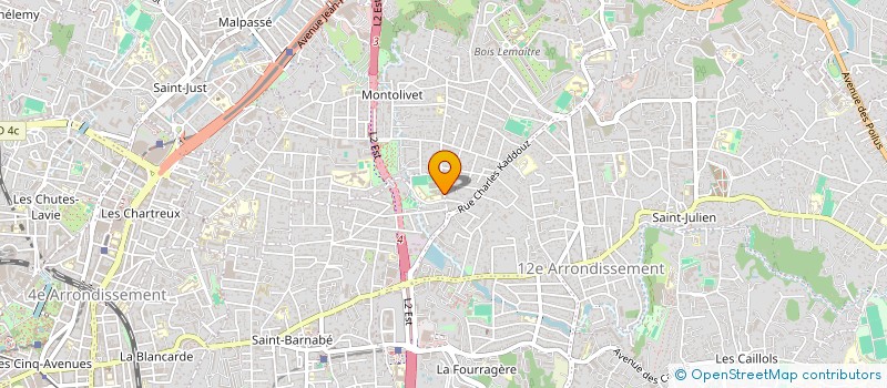 localisation de l'entreprise FOYER SOCIO EDUCATIF DU COLLEGE ANDRE CHENIER à MARSEILLE