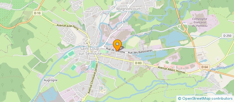 localisation de l'entreprise FOYER SOCIO-EDUCATIF DU COLLEGE ANDRE MASSON  SAINT-LOUP-SUR-SEMOUSE