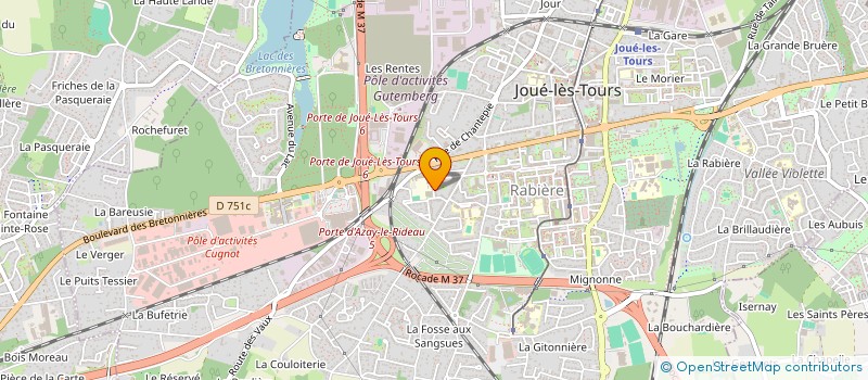 localisation de l'entreprise FOYER SOCIO EDUCATIF DU COLLEGE ARCHE DU LUDE DE JOUE LES TOURS à JOUE-LES-TOURS