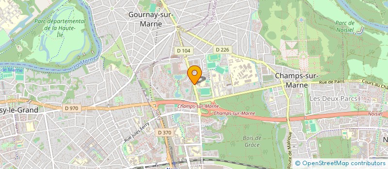 localisation de l'entreprise FOYER SOCIO EDUCATIF DU COLLEGE ARMAND LANOUX  CHAMPS-SUR-MARNE