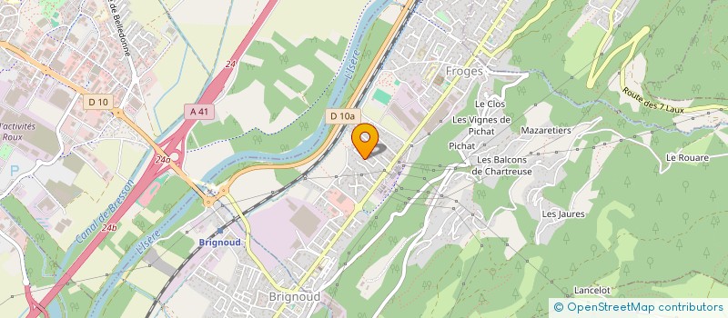 localisation de l'entreprise FOYER SOCIO-EDUCATIF DU COLLEGE BELLEDONNE  VILLARD-BONNOT