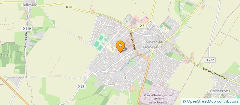 localisation de l'entreprise FOYER SOCIO EDUCATIF DU COLLEGE C.MAROT à DOUVRES-LA-DELIVRANDE