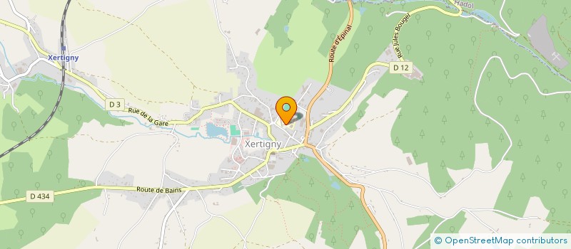 localisation de l'entreprise FOYER SOCIO EDUCATIF DU COLLEGE CAMILLE CLAUDEL  XERTIGNY