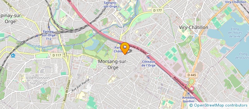 localisation de l'entreprise FOYER SOCIO-EDUCATIF DU COLLEGE CHARLES PEGUY  MORSANG-SUR-ORGE